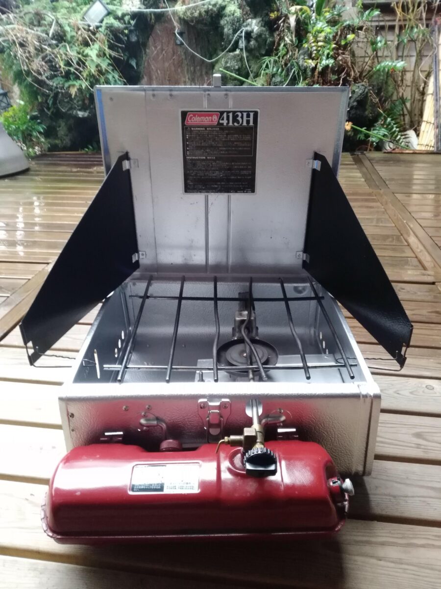 コールマン413Hシングル化/高火力化 銀×黒オリジナル塗装
