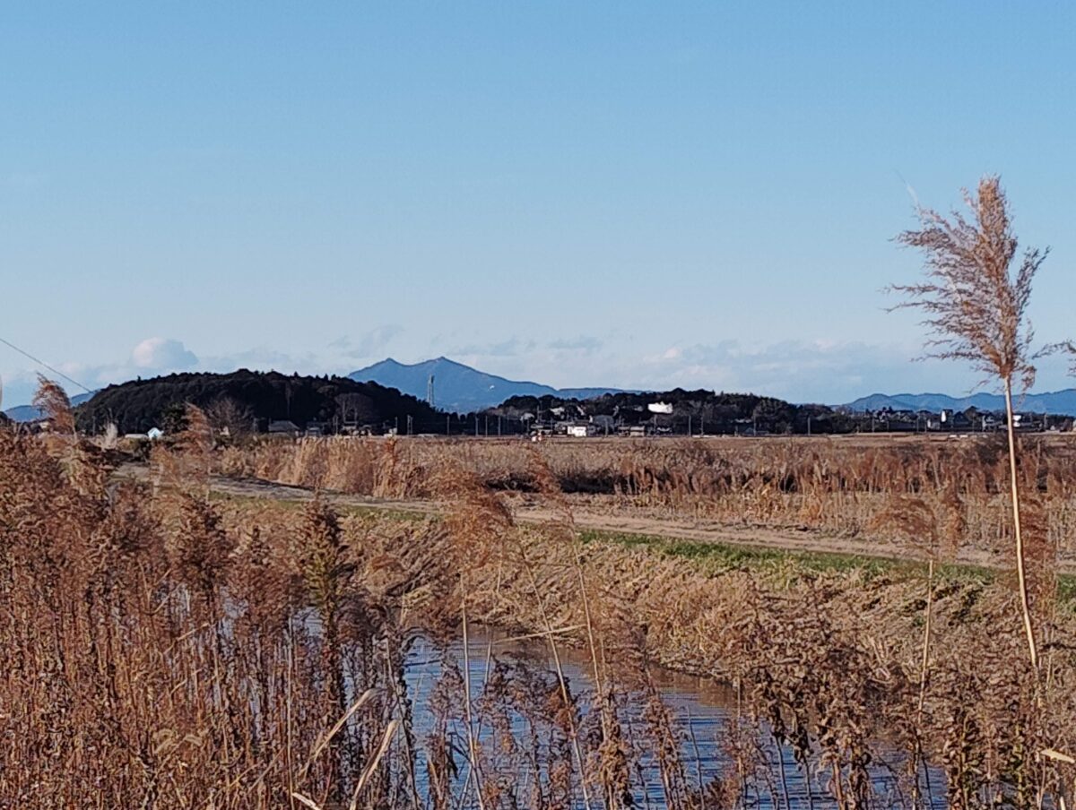 冬の筑波山